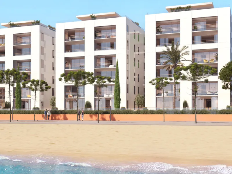 First Line of the Sea! Flats Under Construction in a New Residential Complex in Playa de Aro, Costa Brava