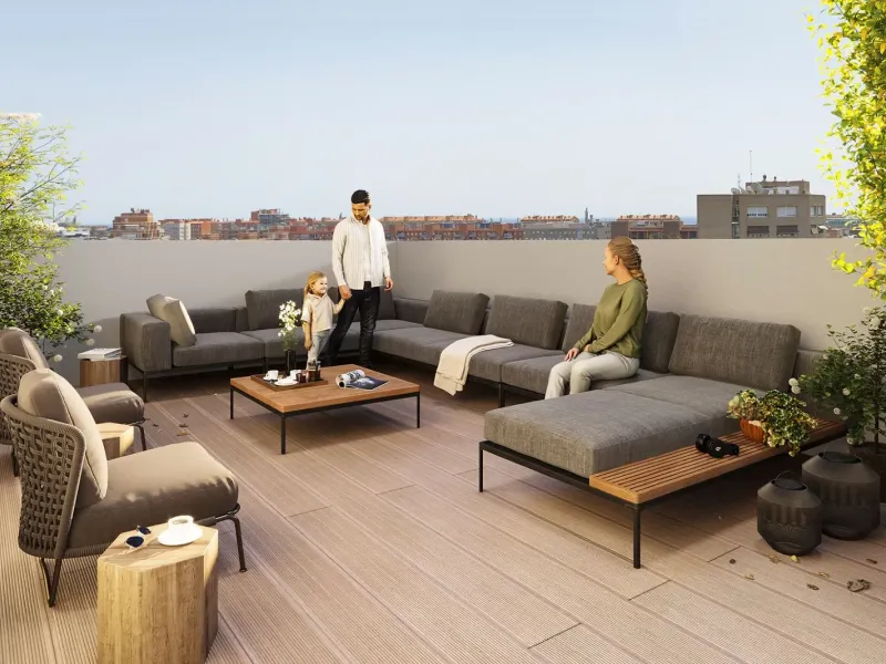 Newly Built Duplex Penthouse near the Beach in Poblenou, Barcelona