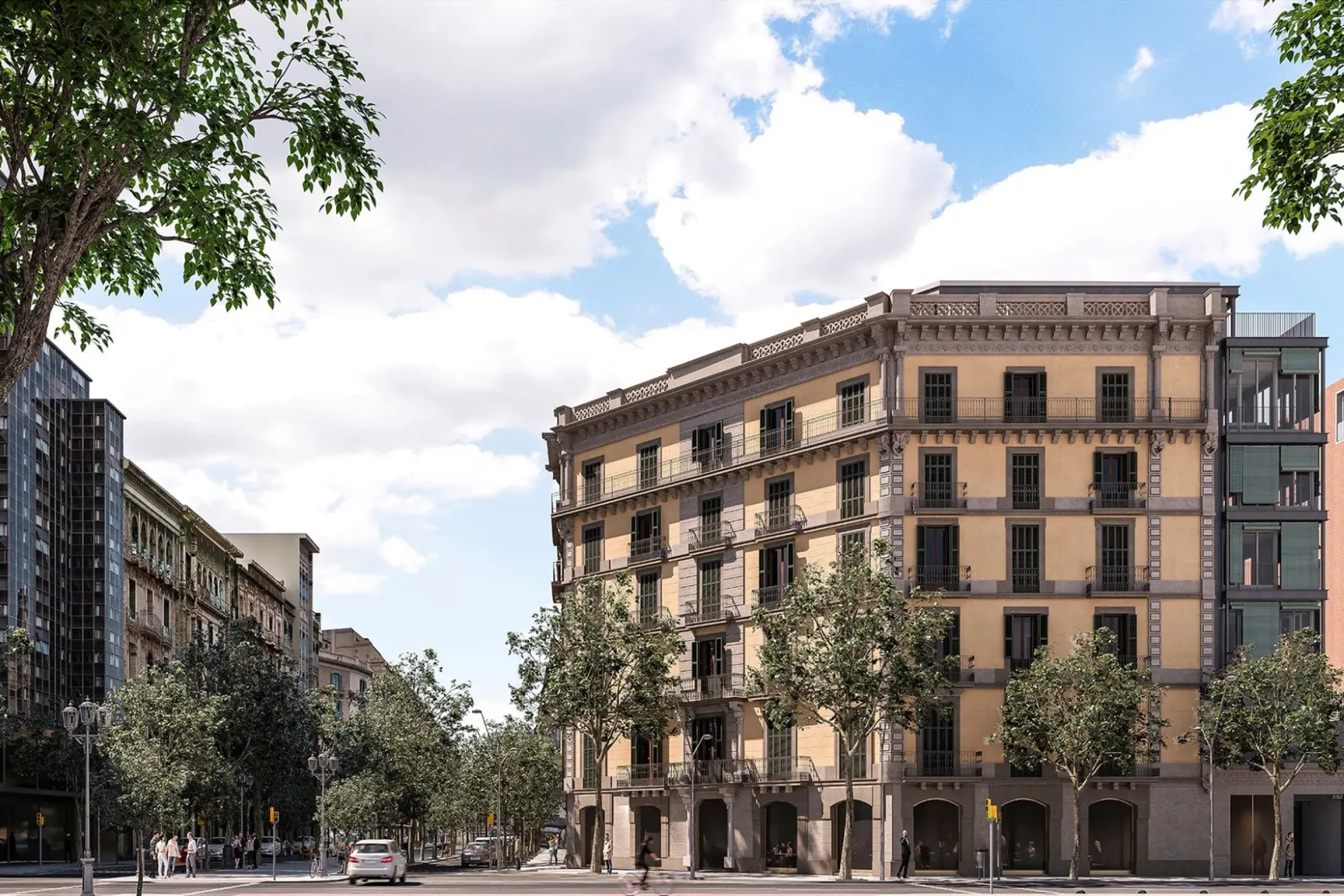 Exclusive Renovated Flats in Barcelona's Emblematic Street