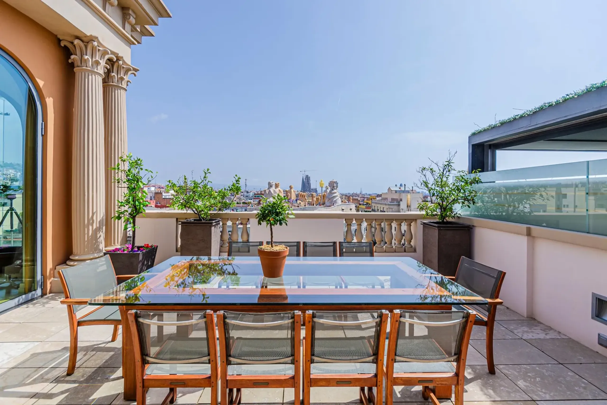Extraordinary Penthouse With Pool on Passeig de Gracia in Golden Square, Barcelona