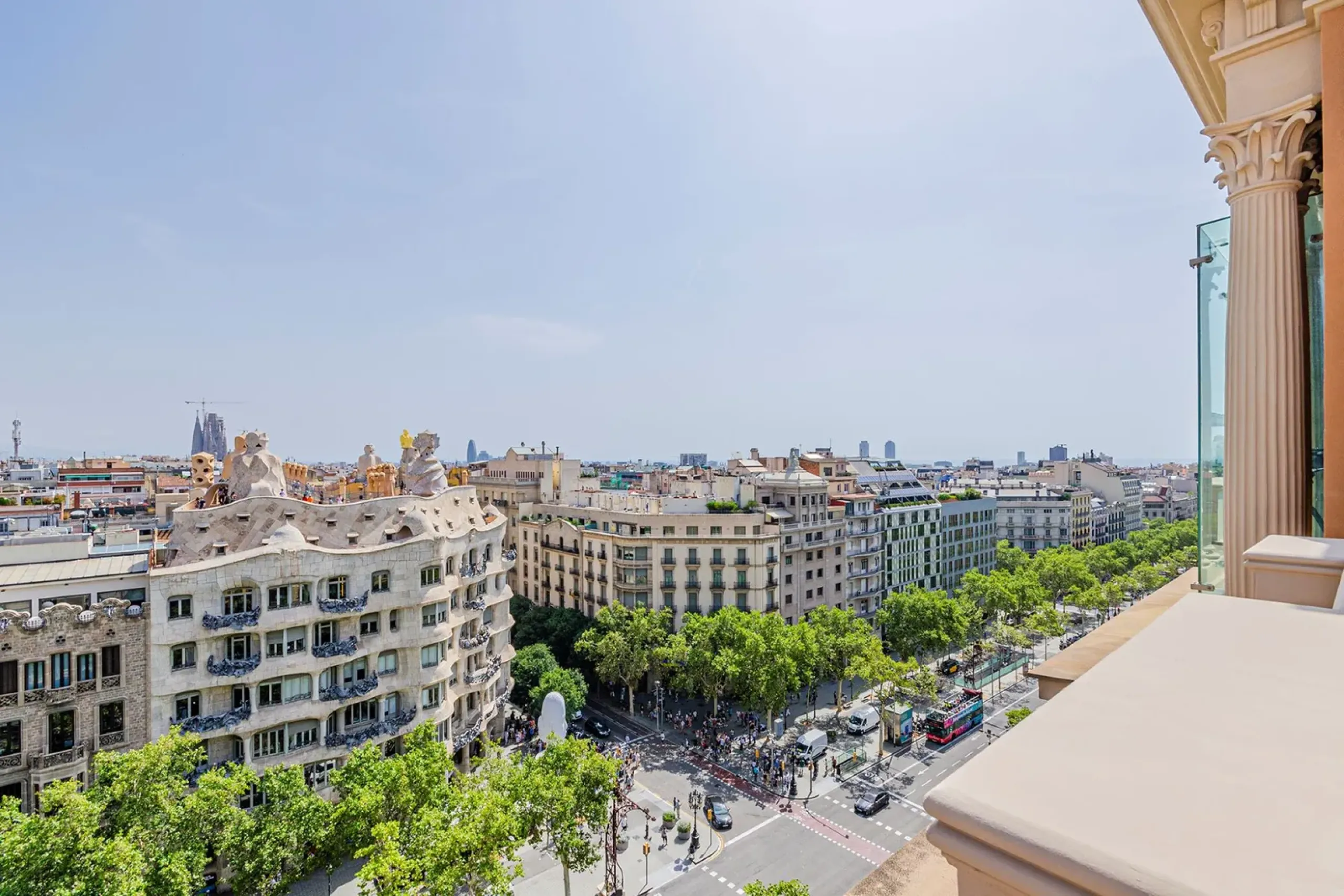 Extraordinary Penthouse With Pool on Passeig de Gracia in Golden Square, Barcelona