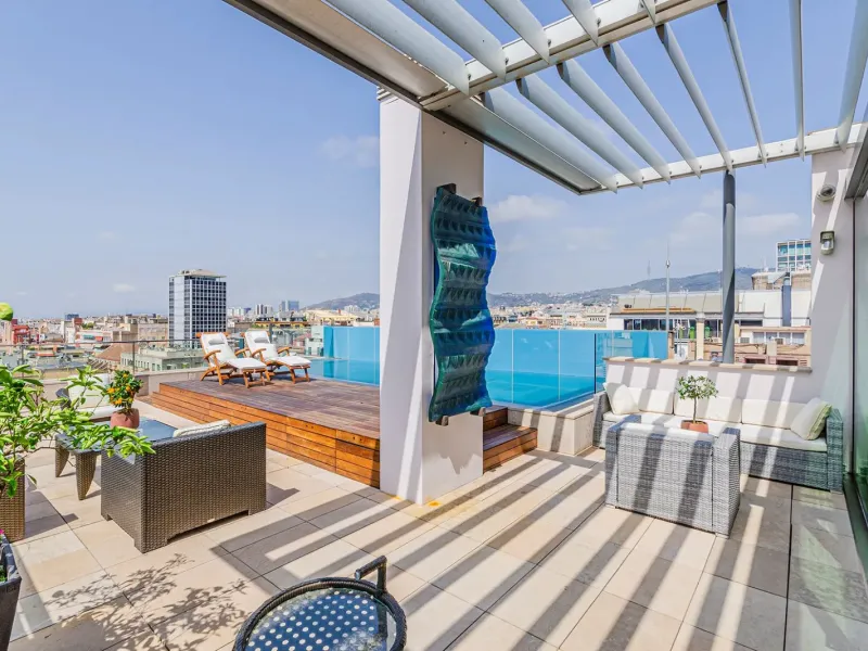 Extraordinary Penthouse With Pool on Passeig de Gracia in Golden Square, Barcelona