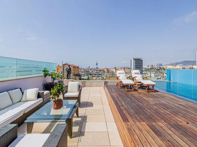 Extraordinary Penthouse With Pool on Passeig de Gracia in Golden Square, Barcelona