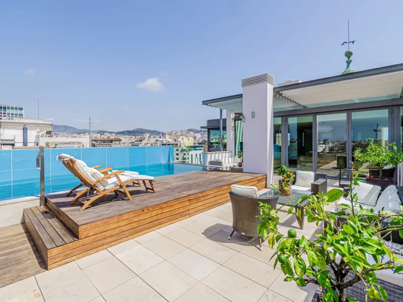 Extraordinary Penthouse With Pool on Passeig de Gracia in Golden Square, Barcelona