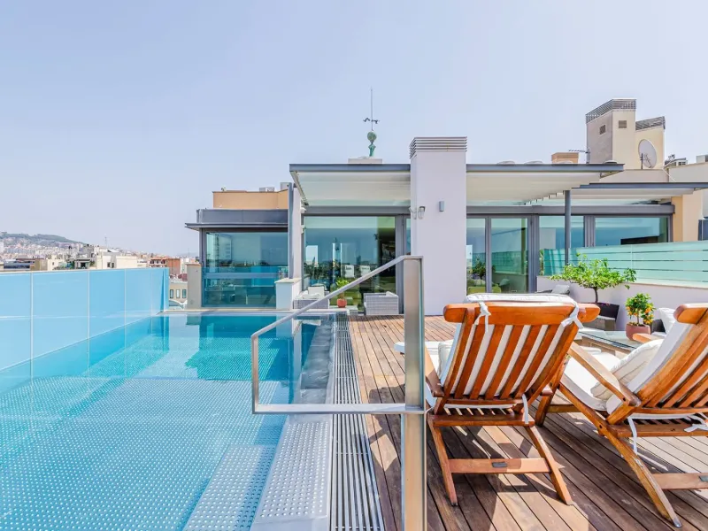 Extraordinary Penthouse With Pool on Passeig de Gracia in Golden Square, Barcelona