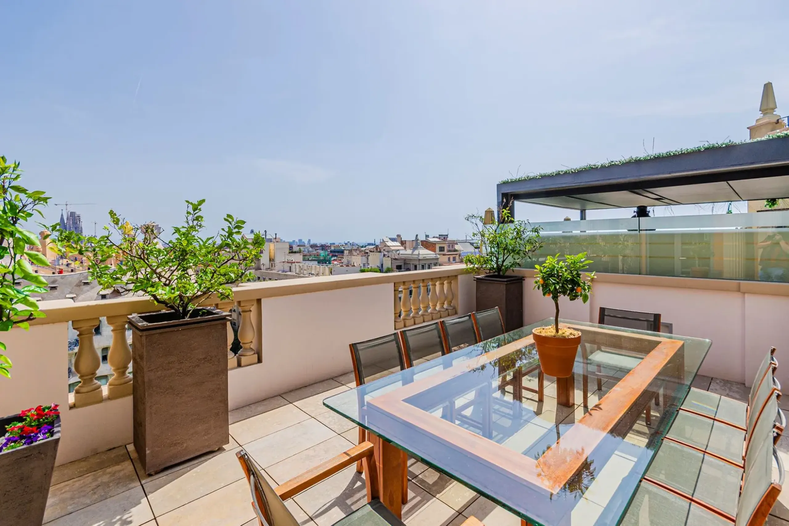 Extraordinary Penthouse With Pool on Passeig de Gracia in Golden Square, Barcelona