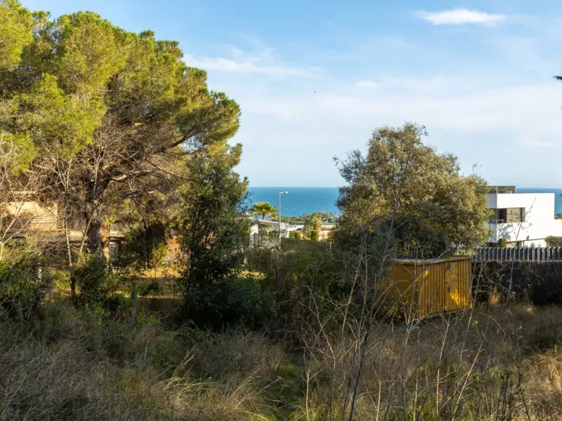 Sea View Plot in Mataró for Building Your Own Villa, Barcelona