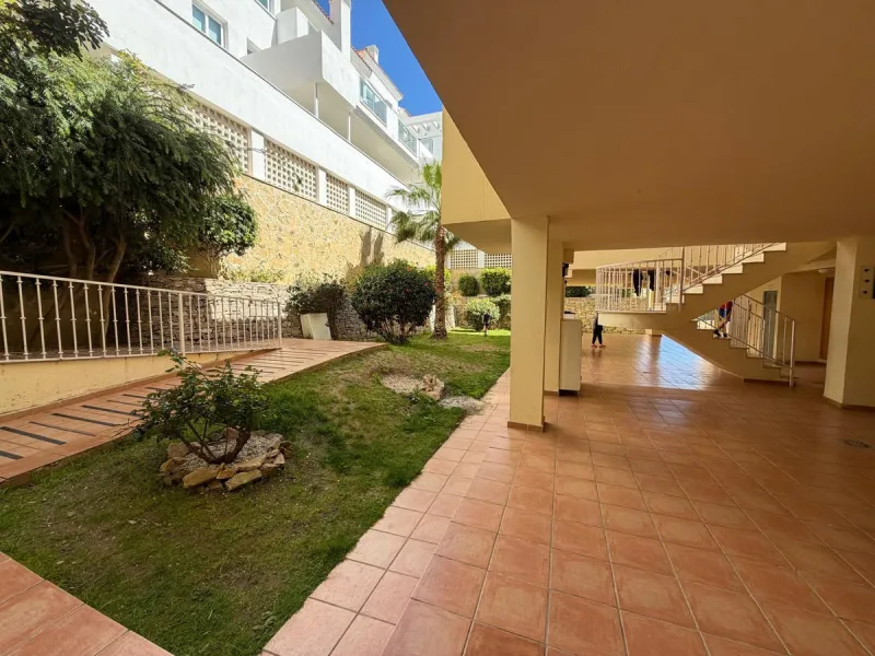 The property features 2 bedrooms and 2 bathrooms, making it ideal for both permanent living and holiday use. The apartment is in good condition and is sold fully furnished, with the exception of the terrace furniture.