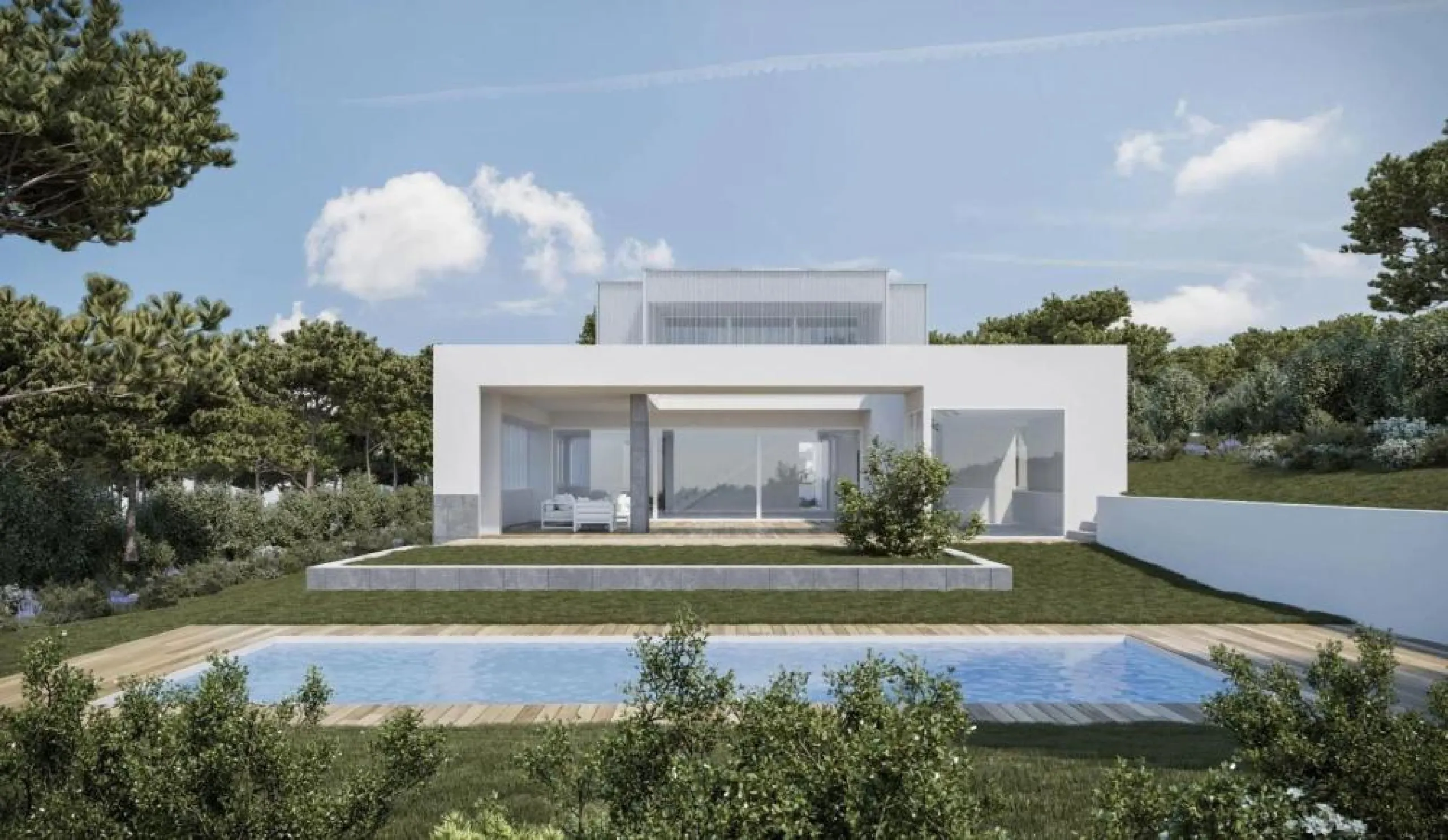 Newly Built House Near the Sea in Caldes de Malavella, Costa Brava