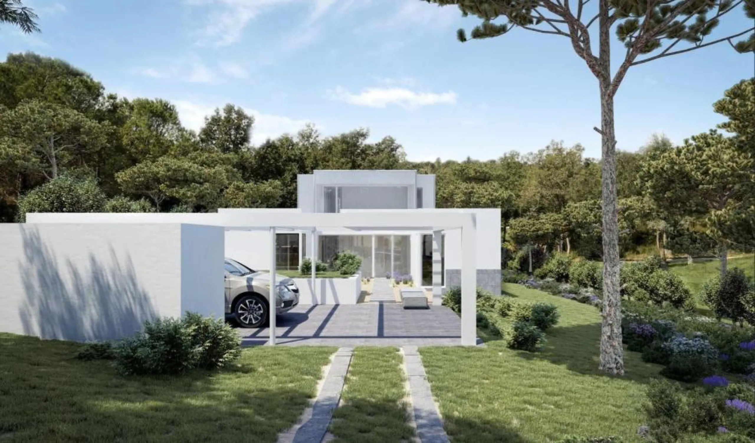 Newly Built House Near the Sea in Caldes de Malavella, Costa Brava