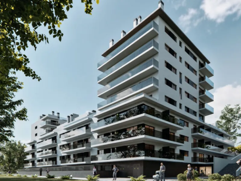 Apartments Under Construction in Sant Boi de Llobregat, Barcelona