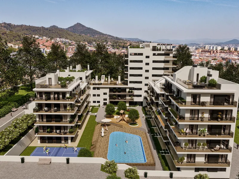 Apartments Under Construction in Sant Boi de Llobregat, Barcelona