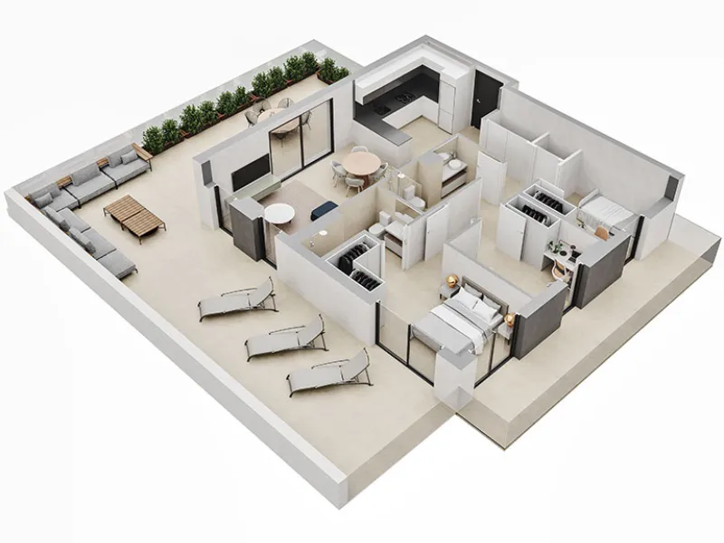 Apartments Under Construction in Sant Boi de Llobregat, Barcelona