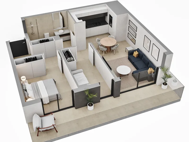 Apartments Under Construction in Sant Boi de Llobregat, Barcelona