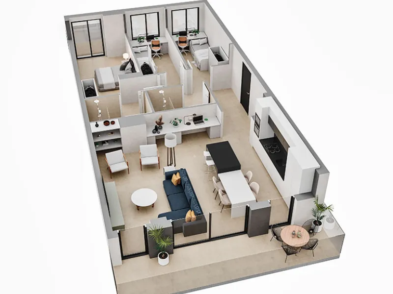 Apartments Under Construction in Sant Boi de Llobregat, Barcelona