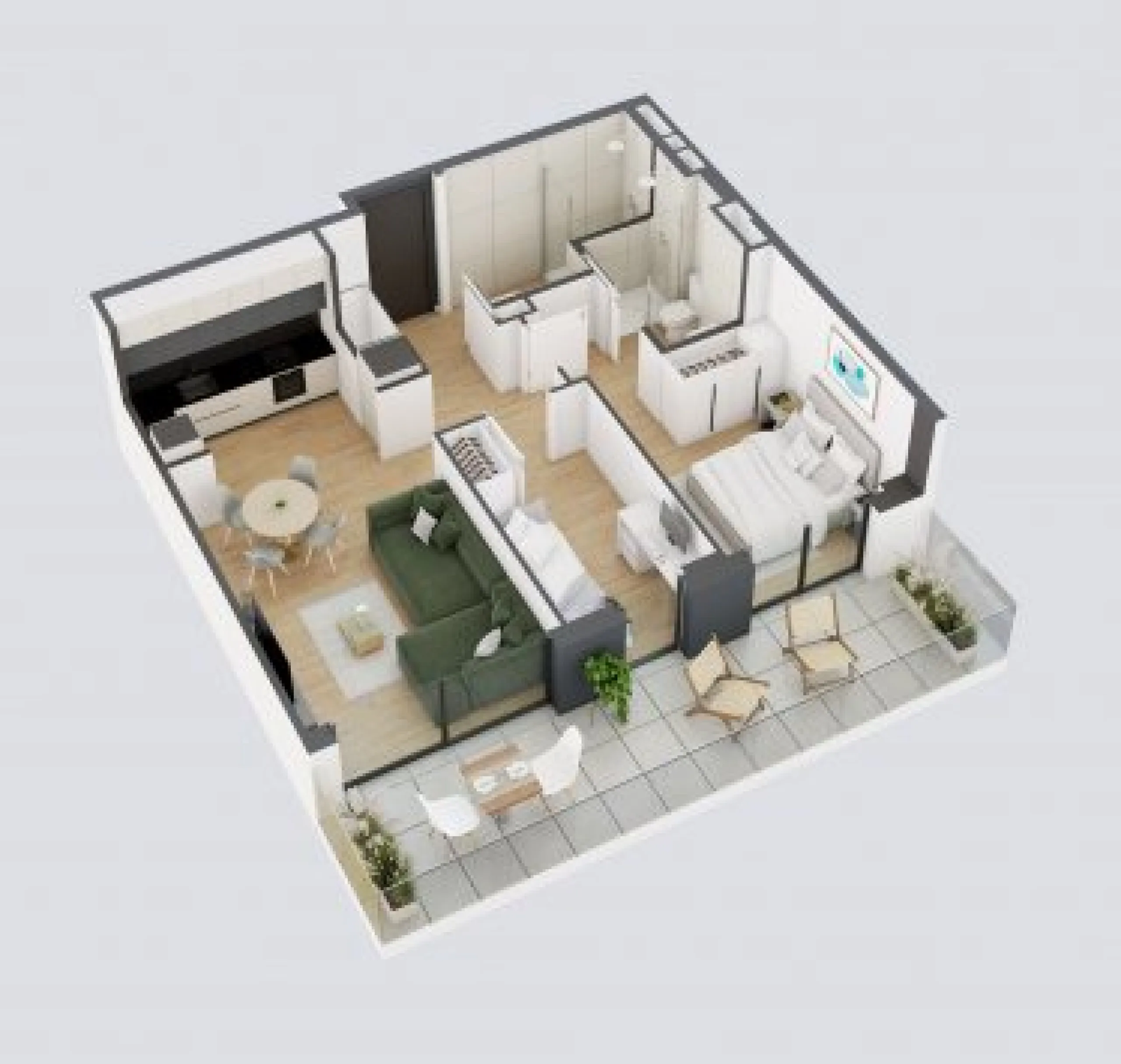 Designer Apartments in a New Residential Complex El Mirador in Esplugues de Llobregat, Barcelona