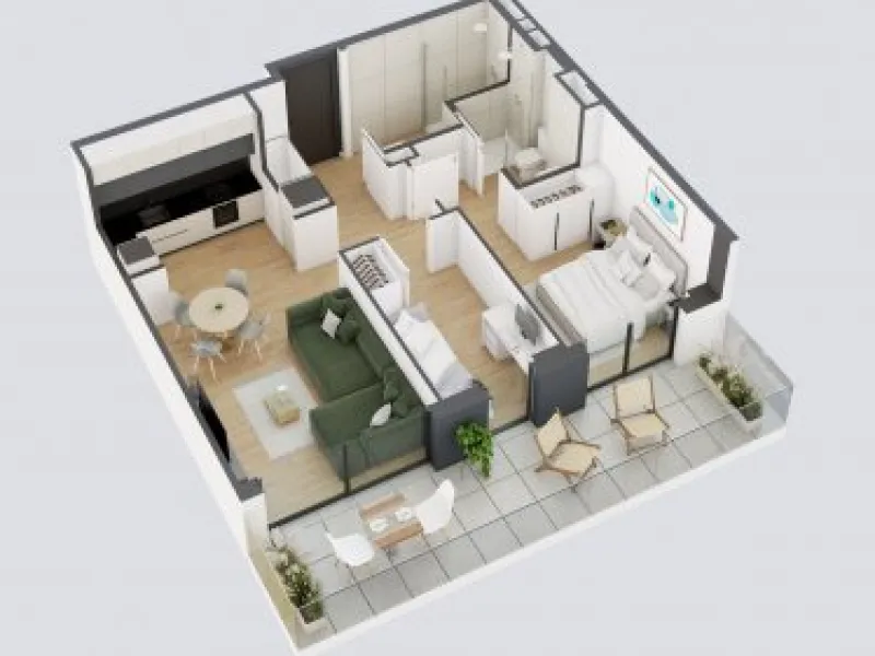 Designer Apartments in a New Residential Complex El Mirador in Esplugues de Llobregat, Barcelona