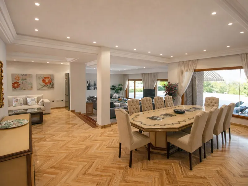 Elegant Marbella Estate on a Prime and Rare Plot — 800 meters Walking Distance to Puerto Banús. Unique Development Opportunity — 4,205m² Plot with Potential for Up to 4 Villas, or Plans for one large villa and separate Guest House, or to knock down and bu