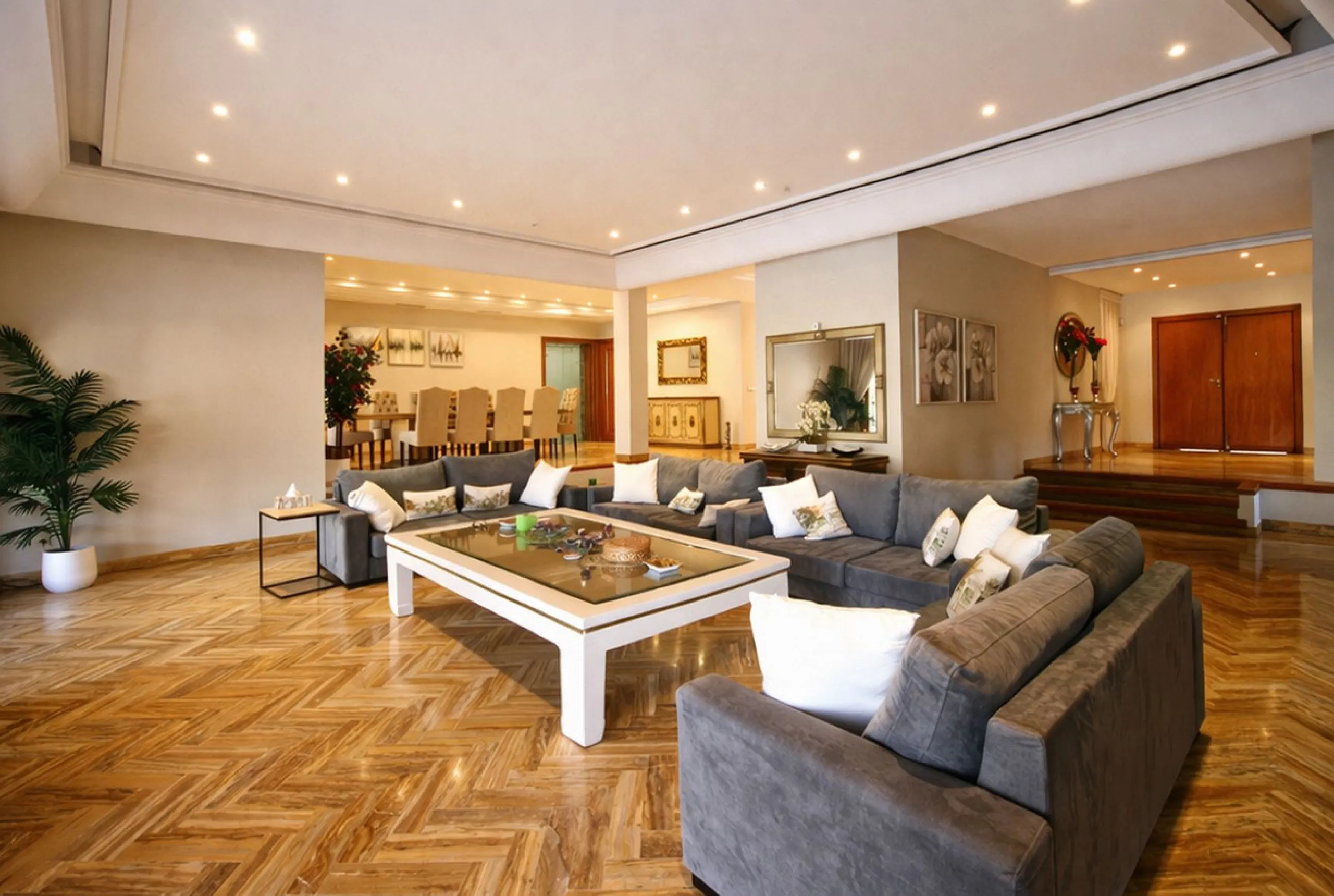 Elegant Marbella Estate on a Prime and Rare Plot — 800 meters Walking Distance to Puerto Banús. Unique Development Opportunity — 4,205m² Plot with Potential for Up to 4 Villas, or Plans for one large villa and separate Guest House, or to knock down and bu