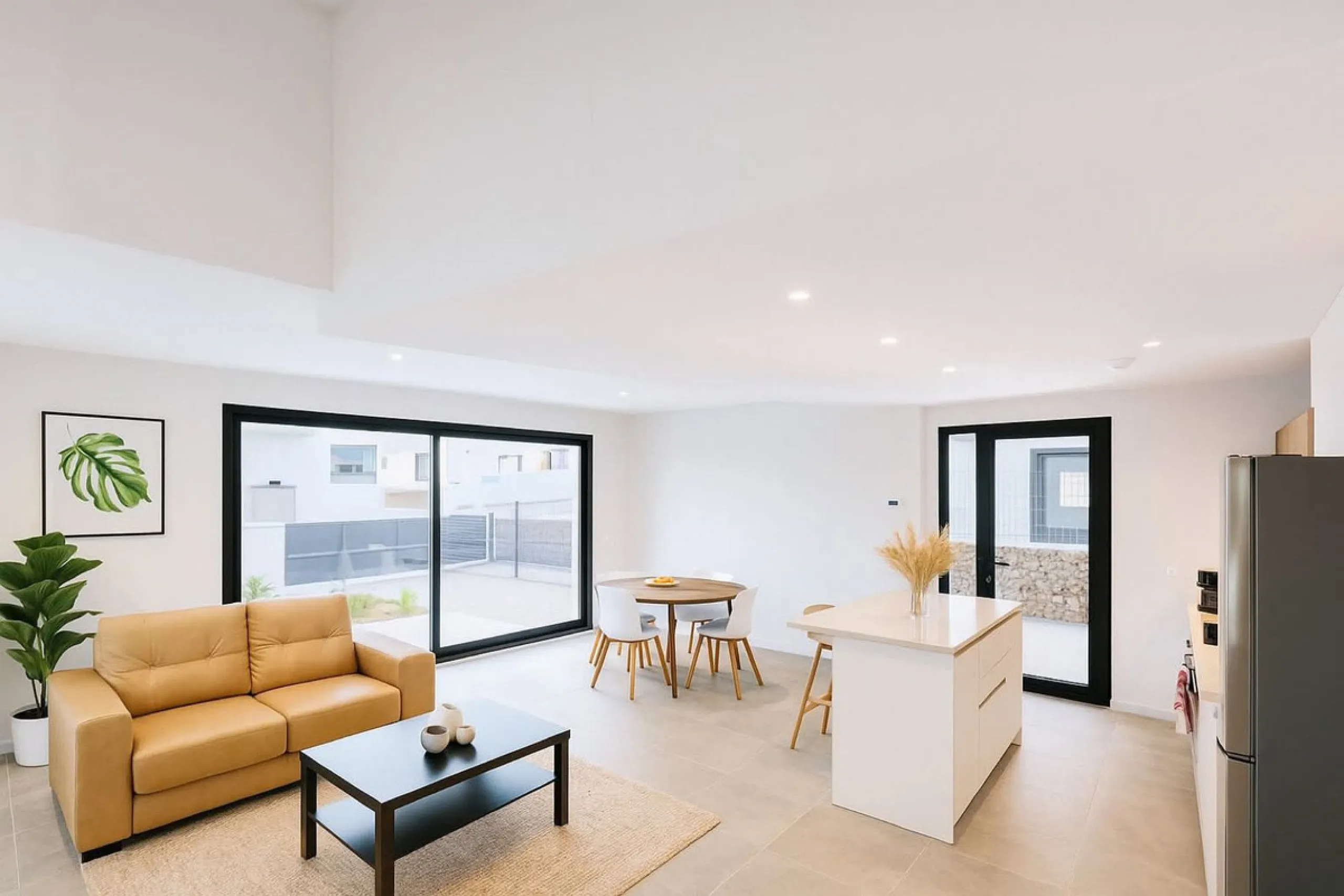 Discover your dream home in this stunning semi-detached house located in the beautiful Riviera del Sol. This new construction boasts a south-facing orientation with breathtaking sea views, featuring 4 spacious bedrooms and 3 modern bathrooms. Enjoy the lu