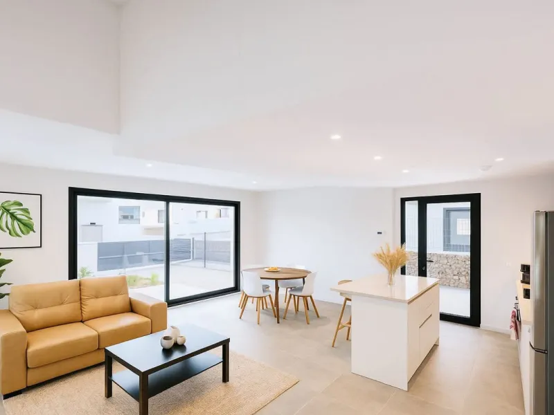 Discover your dream home in this stunning semi-detached house located in the beautiful Riviera del Sol. This new construction boasts a south-facing orientation with breathtaking sea views, featuring 4 spacious bedrooms and 3 modern bathrooms. Enjoy the lu