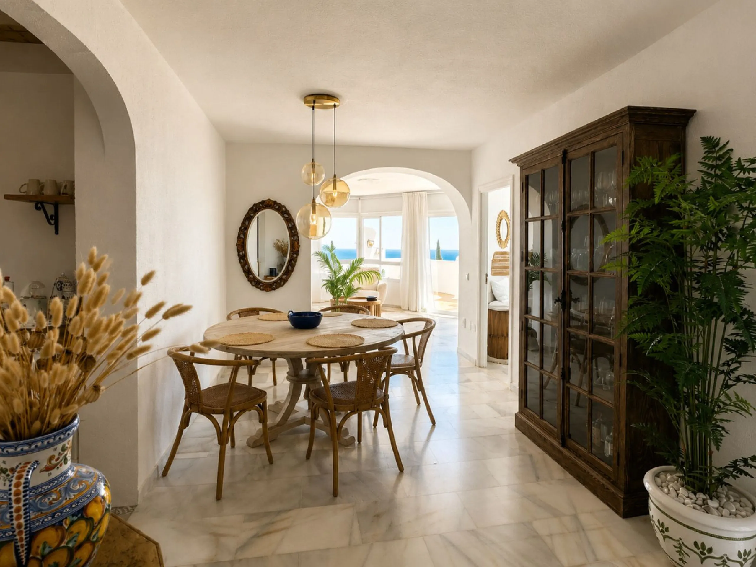 Dream penthouse with stunning panoramic sea views in Calahonda Alta.