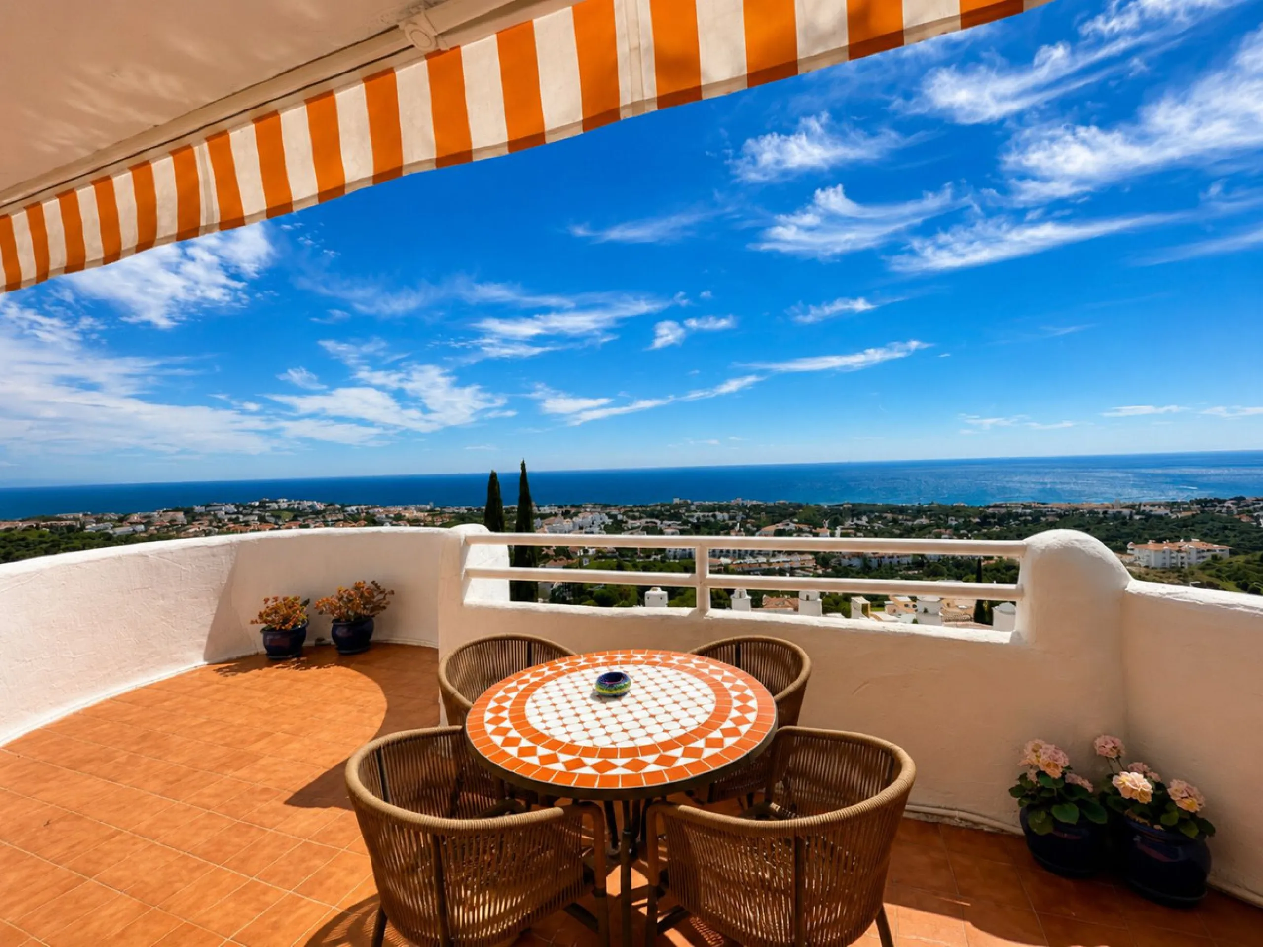 Dream penthouse with stunning panoramic sea views in Calahonda Alta.