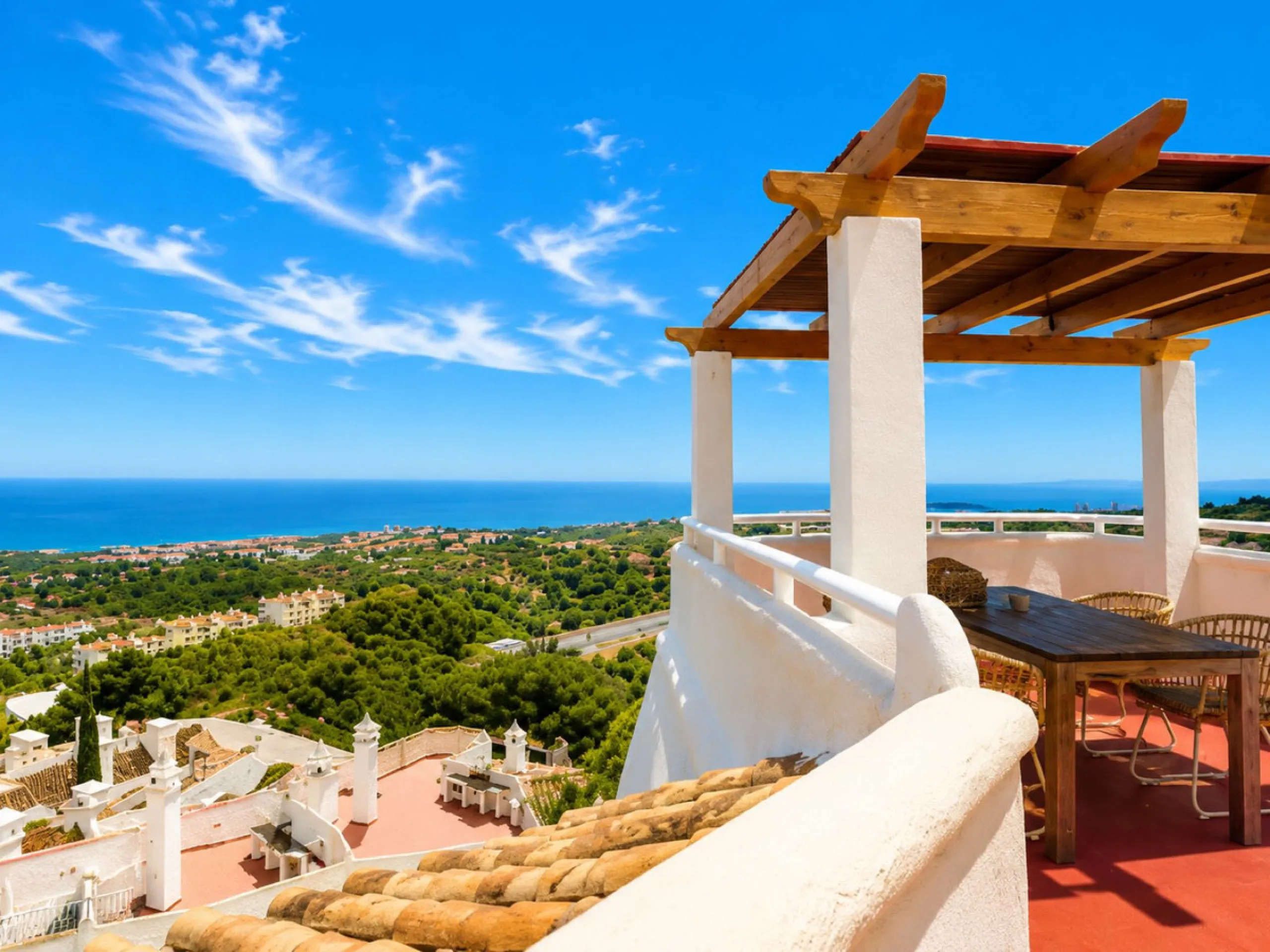 Dream penthouse with stunning panoramic sea views in Calahonda Alta.