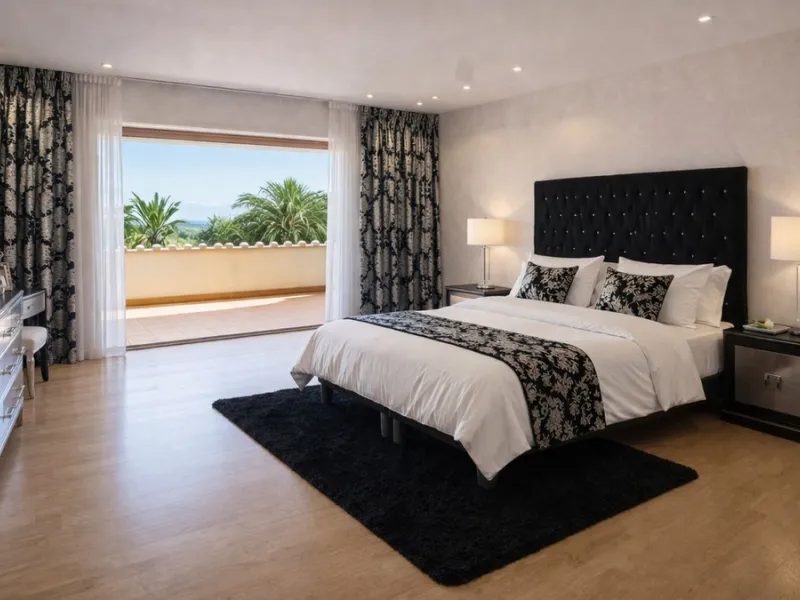 Elegant Marbella Estate on a Prime and Rare Plot — 800 meters Walking Distance to Puerto Banús. Unique Development Opportunity — 4,205m² Plot with Potential for Up to 4 Villas, or Plans for one large villa and separate Guest House, or to knock down and bu