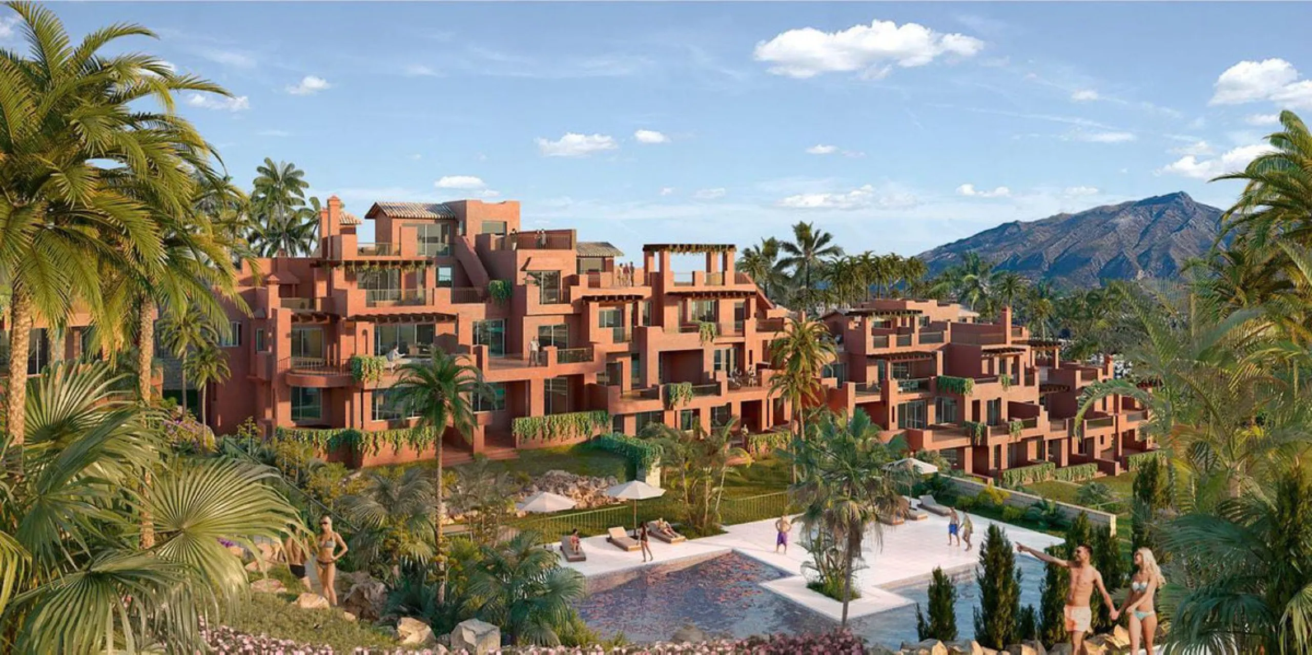 Spectacular duplex penthouse with 3 bedrooms and 3 bathrooms in an exclusive development in Nueva Andalucía, recently renovated combining elegance and comfort, on the main floor there are two spacious bedrooms and two bathrooms, a modern fully equipped ki