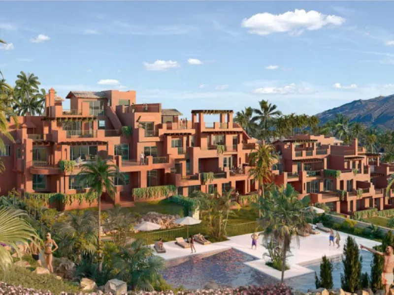 Spectacular duplex penthouse with 3 bedrooms and 3 bathrooms in an exclusive development in Nueva Andalucía, recently renovated combining elegance and comfort, on the main floor there are two spacious bedrooms and two bathrooms, a modern fully equipped ki