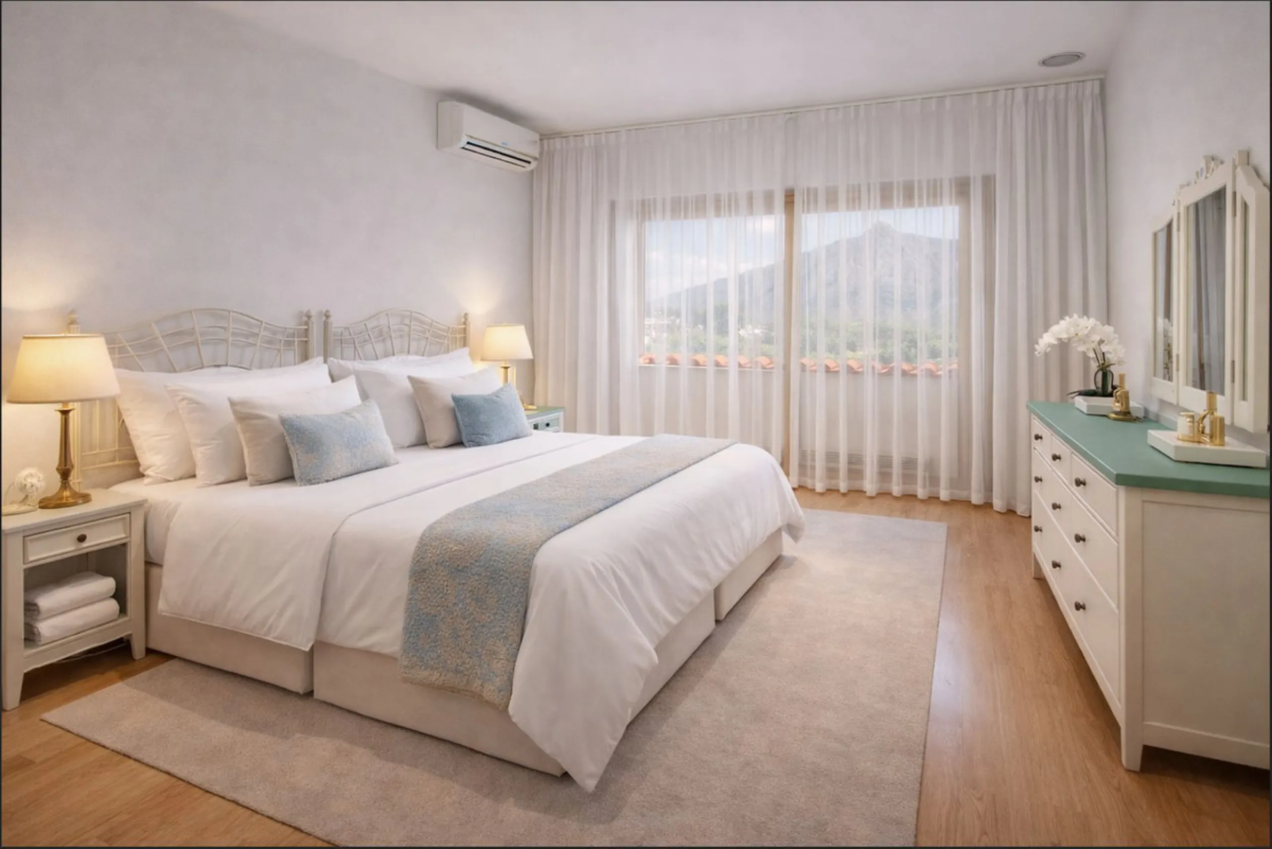 Elegant Marbella Estate on a Prime and Rare Plot — 800 meters Walking Distance to Puerto Banús. Unique Development Opportunity — 4,205m² Plot with Potential for Up to 4 Villas, or Plans for one large villa and separate Guest House, or to knock down and bu