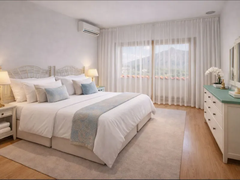 Elegant Marbella Estate on a Prime and Rare Plot — 800 meters Walking Distance to Puerto Banús. Unique Development Opportunity — 4,205m² Plot with Potential for Up to 4 Villas, or Plans for one large villa and separate Guest House, or to knock down and bu