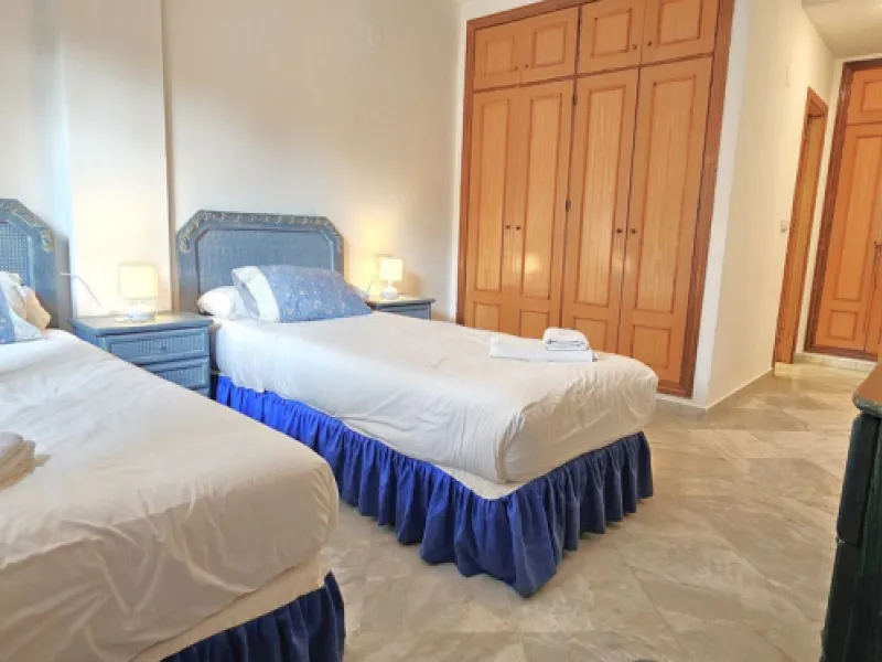 Fantastic, spacious and bright seaside elevated ground floor corner apartment, in a beachfront residential complex, located on one of the best beaches in Marbella. It features a large, very pleasant terrace that surrounds the entire property, perfect for 