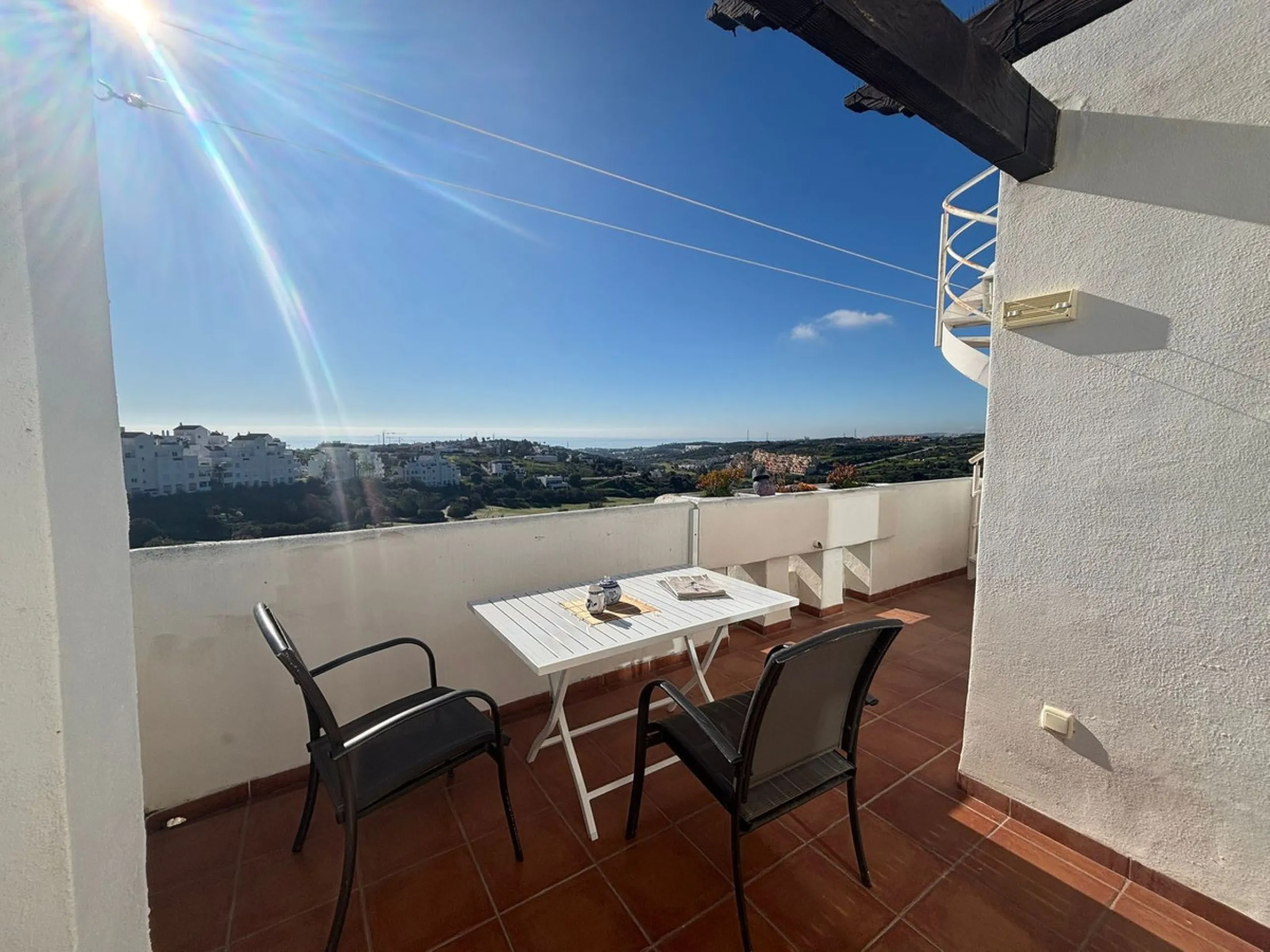Penthouse with Private Solarium and Panoramic Sea & Golf Views in Valle Romano, Estepona