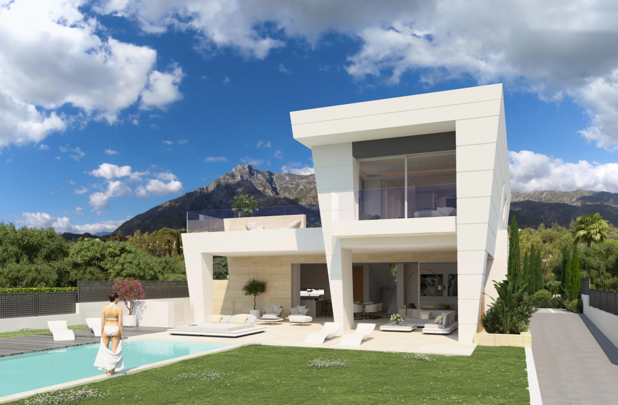 Fantastic opportunity on one of the few remaining self-contained plots available in Marbella, in a unique location close to La Concha Mountain and just a short drive to the beach and local amenities. This outstanding project is a one-storey villa plus bas