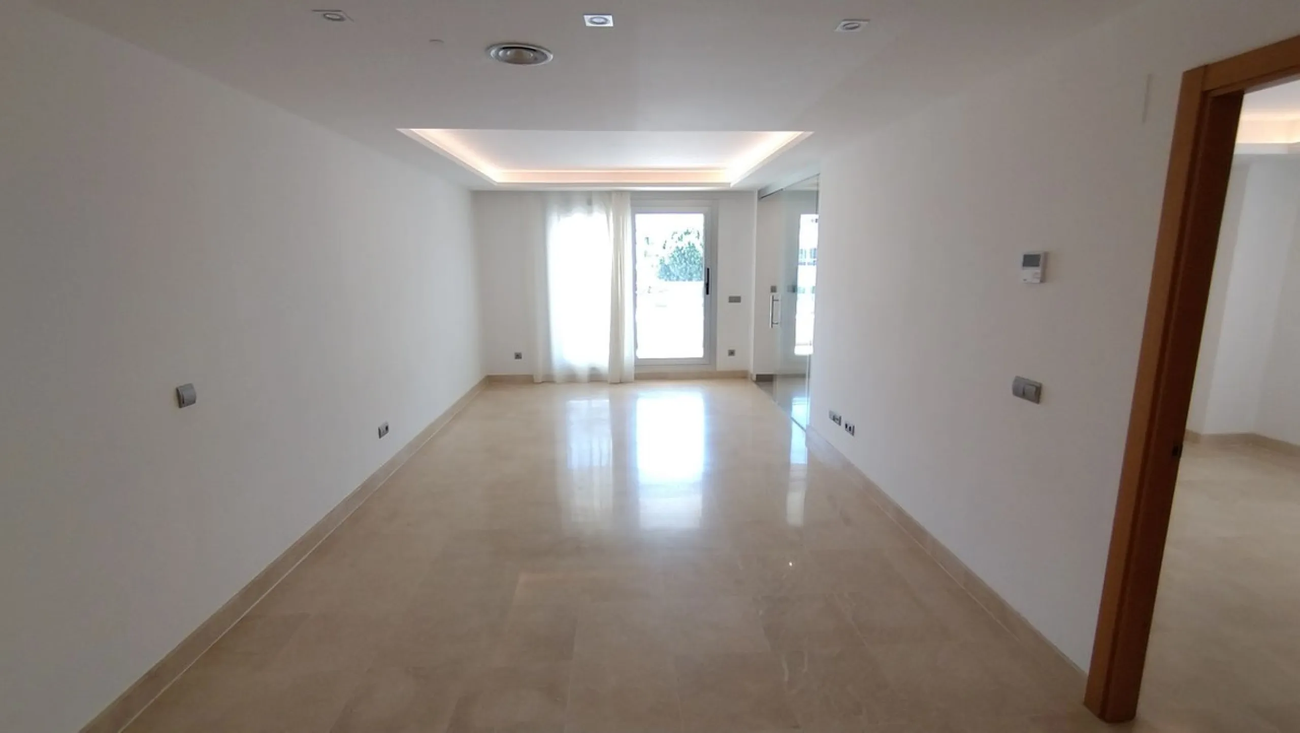 3 Bedroom west facing apartment for sale in Los Arqueros Beach with views towards the pool.
