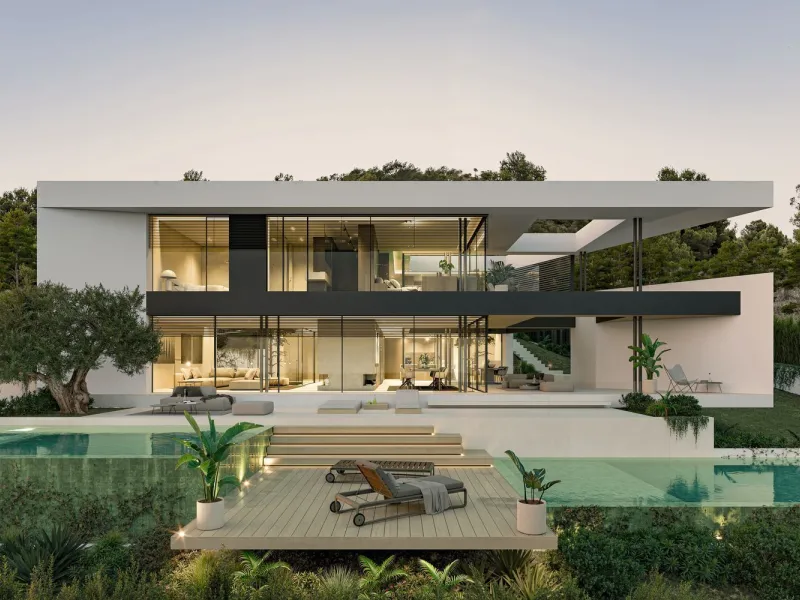 Luxe-Villa in Neubau in Premia de Dalt, Barcelona