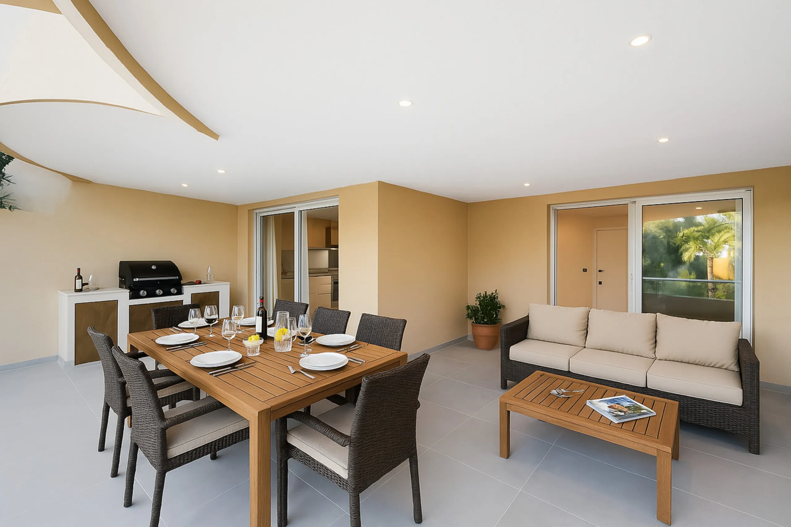 Discover a rare gem in Marbella: a fully modernized 4-bedroom, 4-bathroom apartment in an exclusive boutique community of just 18 residences. Offering 220m² of refined living space, this home boasts a sun-soaked 45m² terrace, a private outdoor BBQ kitchen