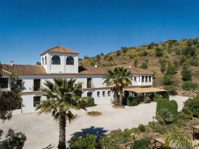 House - Finca - Cortijo в продаже в Almogía, Málaga. В доме 13 спален и 12 ванных комнат. Площадь дома 1602 м². Площадь участка 52958 м²