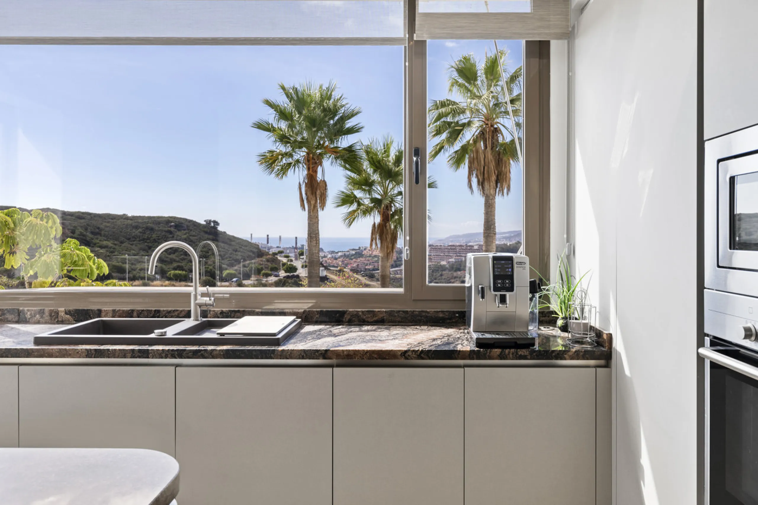 Set in an elevated position within the exclusive Finca Cortesin resort, this exceptional 2 bedroom, 2 bathroom ground-floor apartment epitomises contemporary luxury and refined Mediterranean living.