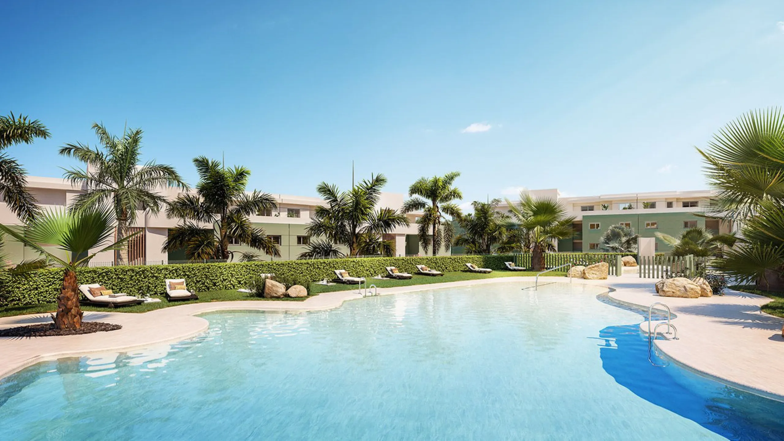Stunning 2-bedroom apartment with beautiful sea and golf views over Calanova Golf
