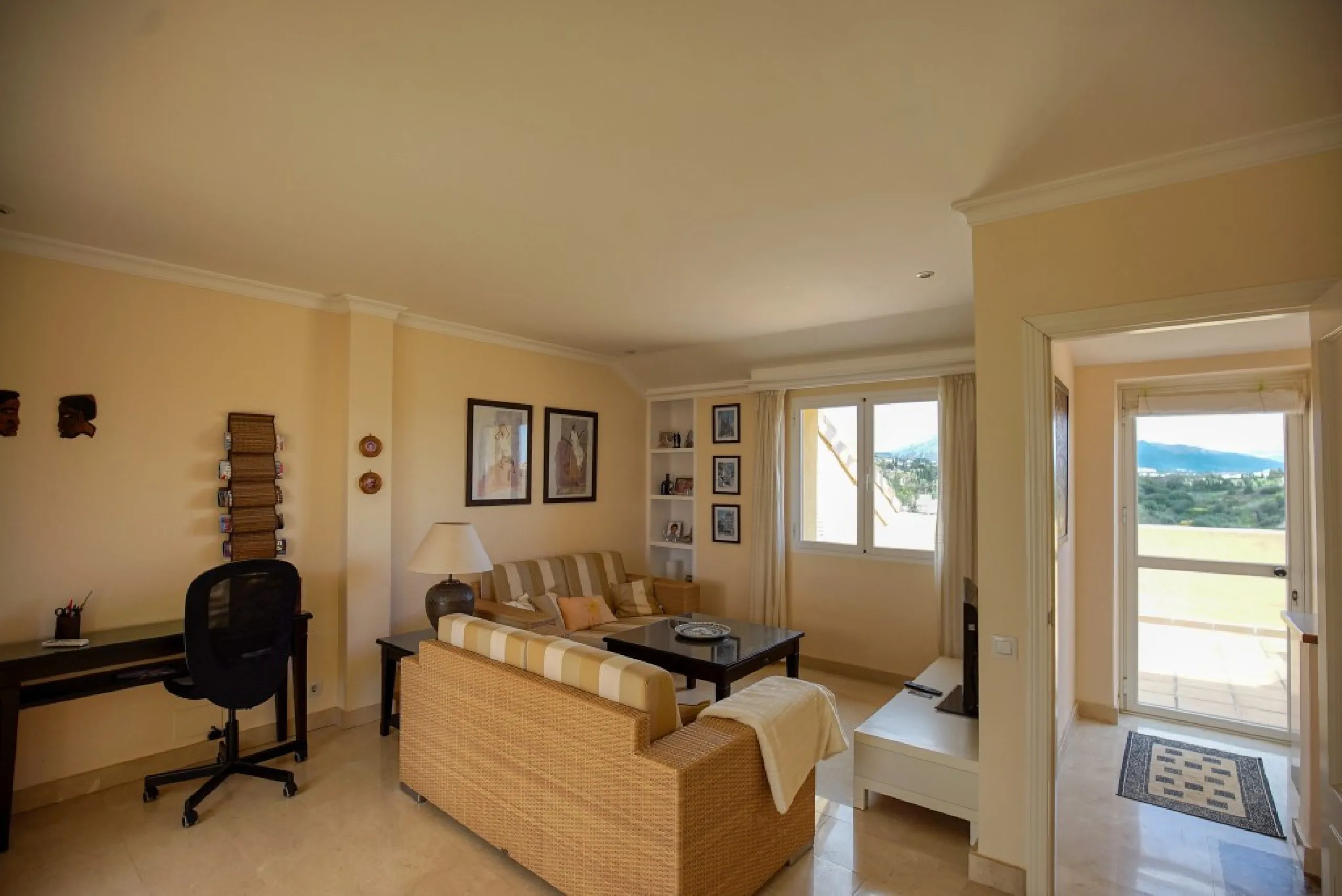 Elegant Duplex Penthouse with Panoramic Sea, Mountain & Golf Views – Bel-Air