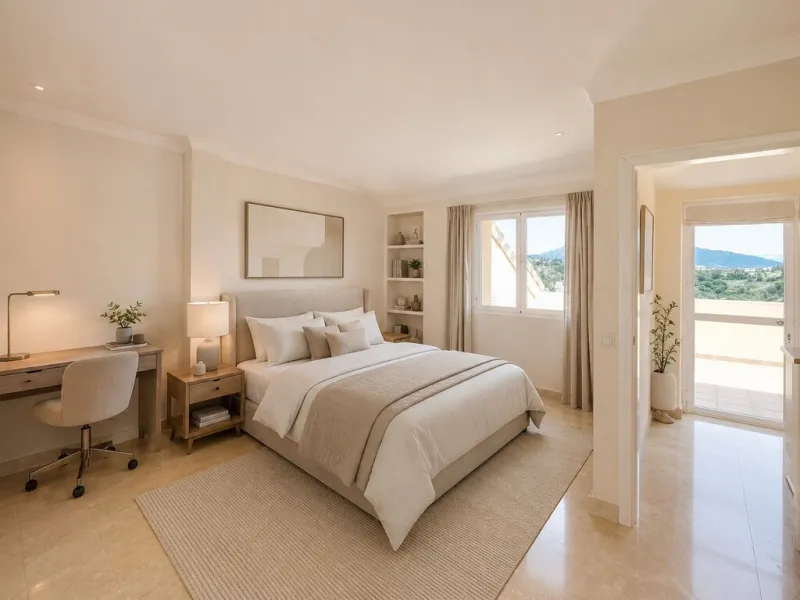 Elegant Duplex Penthouse with Panoramic Sea, Mountain & Golf Views – Bel-Air