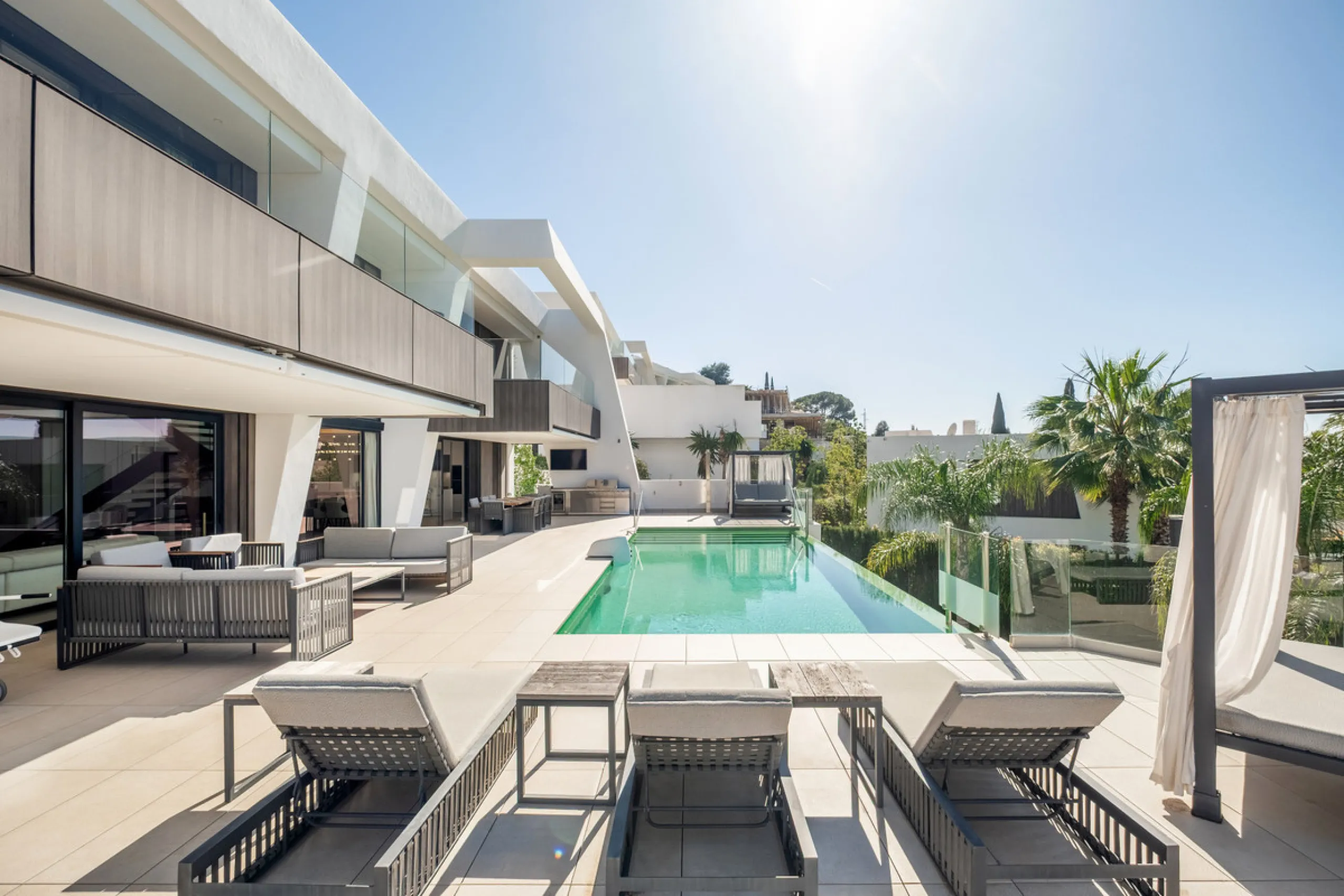 This exceptional luxury villa combines contemporary design, comfort, and high-quality finishes throughout.
