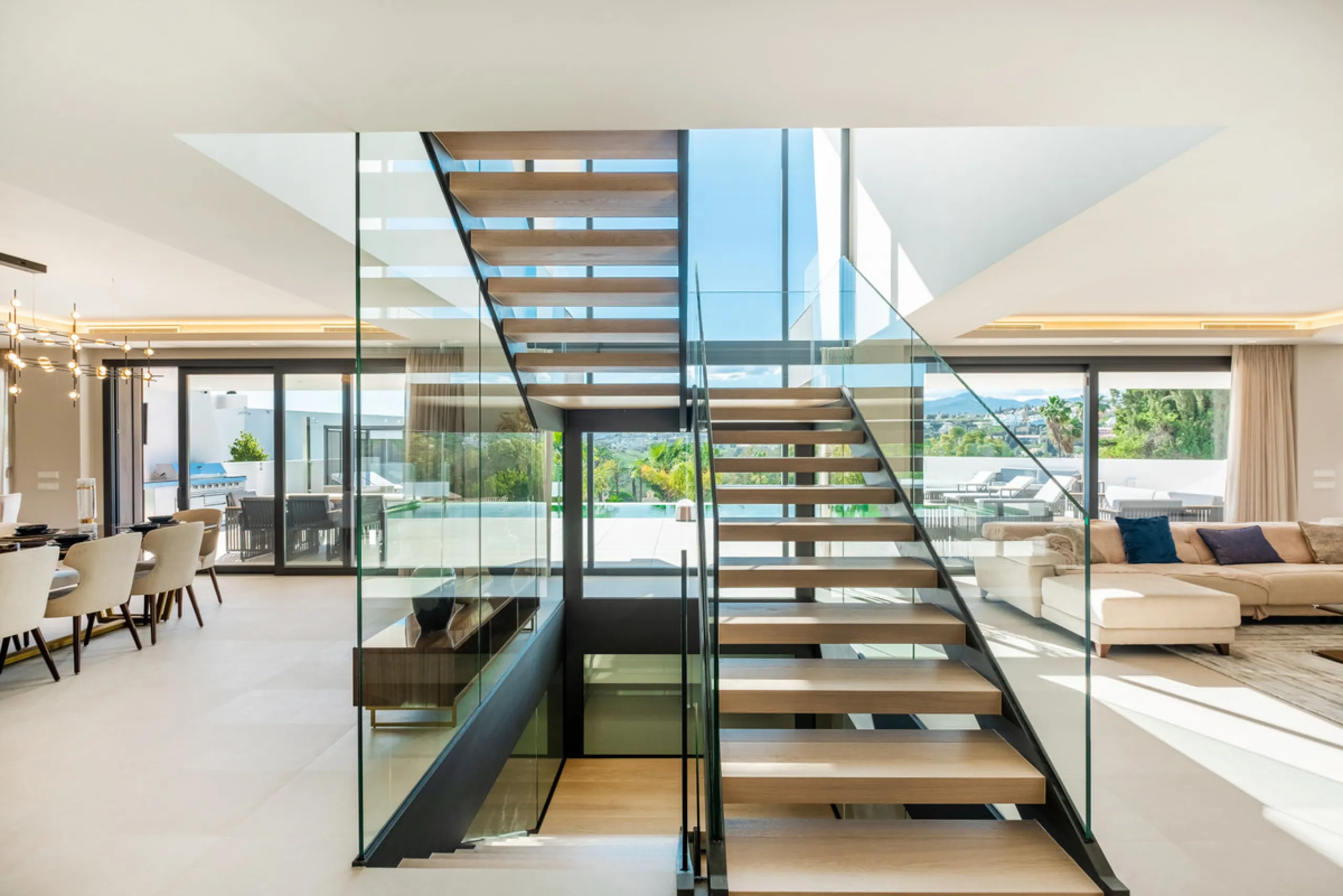 This exceptional luxury villa combines contemporary design, comfort, and high-quality finishes throughout.