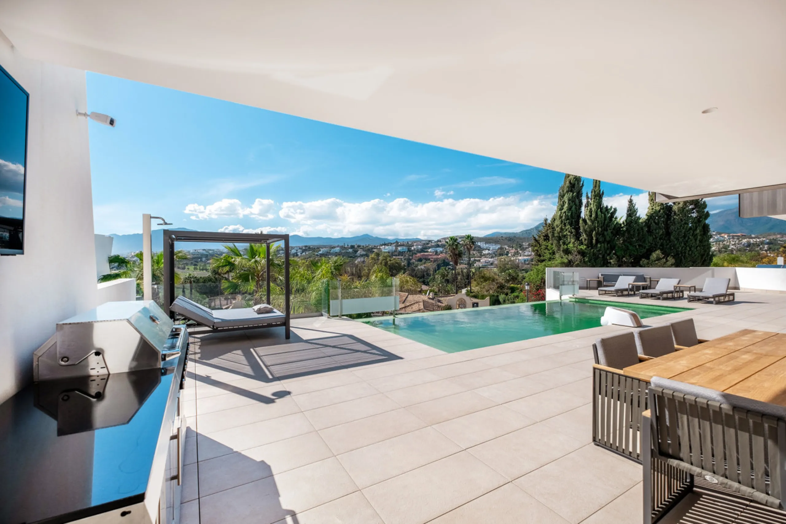This exceptional luxury villa combines contemporary design, comfort, and high-quality finishes throughout.