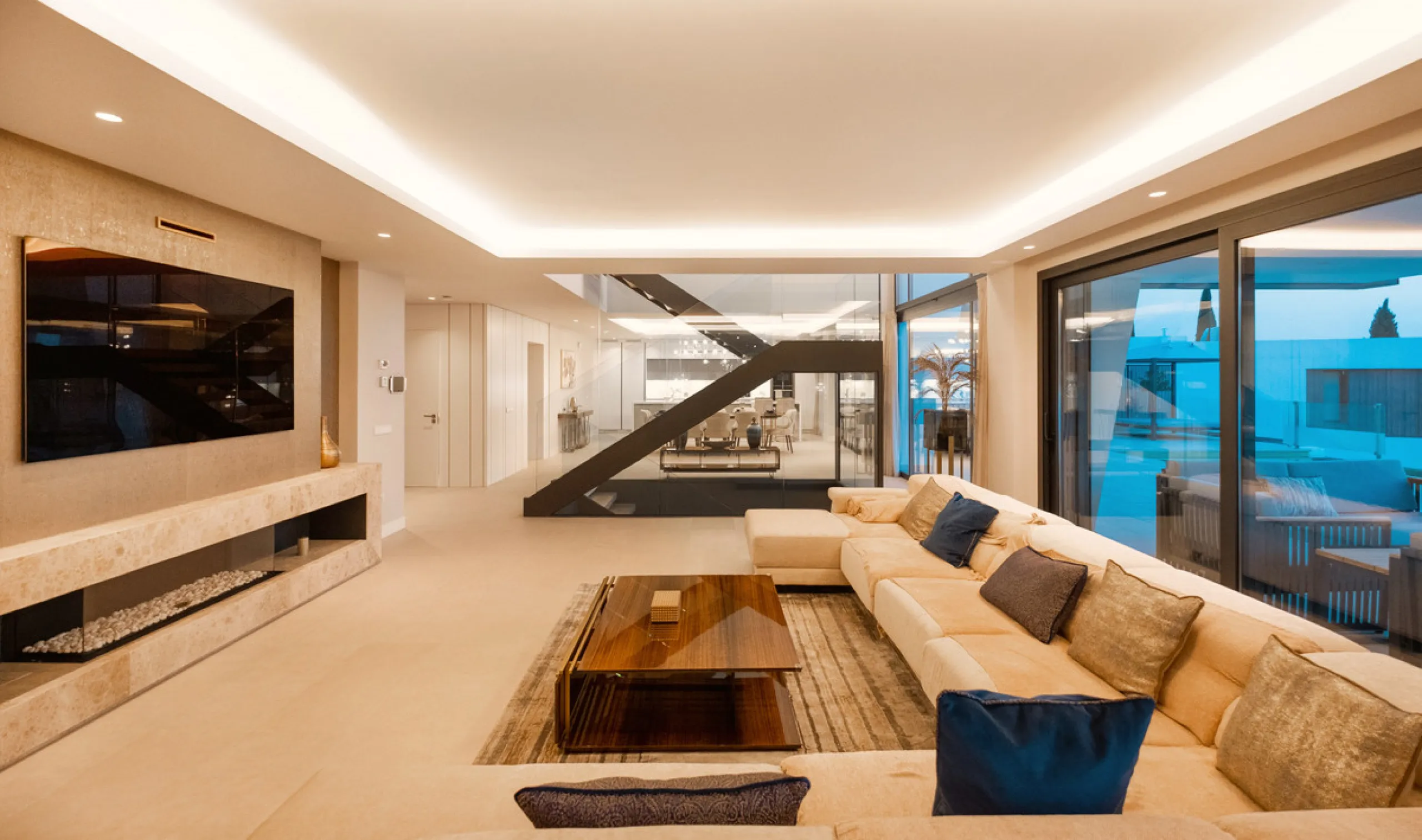 This exceptional luxury villa combines contemporary design, comfort, and high-quality finishes throughout.