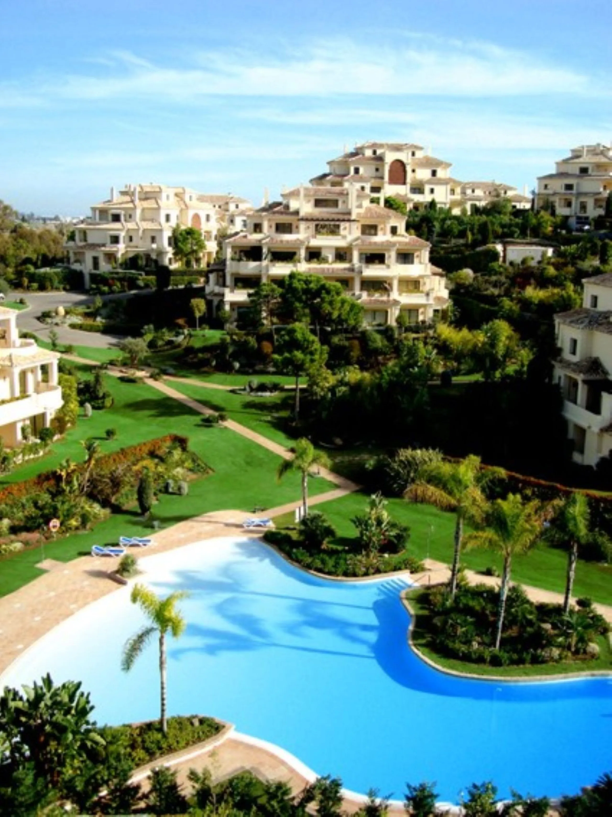 Exceptional penthouse with magnificent panoramic views of the sea, mountains and surrounding golf course.  A Private  Retreat in One of the Costa del Sol's Most Prestigious Developments