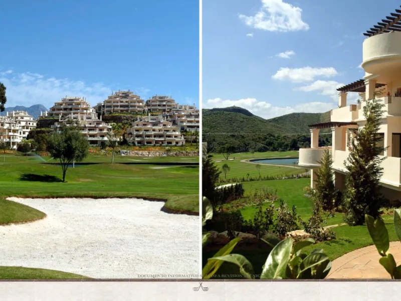 Exceptional penthouse with magnificent panoramic views of the sea, mountains and surrounding golf course.  A Private  Retreat in One of the Costa del Sol's Most Prestigious Developments